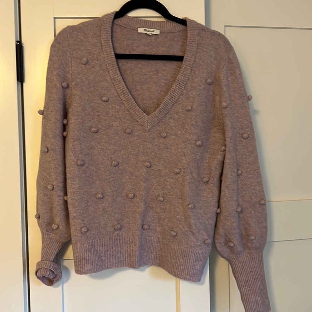 Madewell light purple sweater